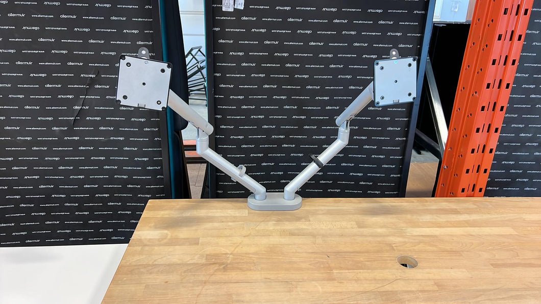 Used Herman Miller Flo Dual Monitor Arms