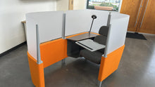 Load image into Gallery viewer, Used Orange Steelcase Brody Privacy Work Booth
