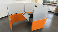 Load image into Gallery viewer, Used Orange Steelcase Brody Privacy Work Booth
