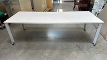 Load image into Gallery viewer, Used 8 Foot Steelcase Rolling Multi-Use Table
