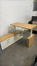Load image into Gallery viewer, Used Haworth Planes Sit-Stand Credenza Desk Suite
