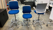 Load image into Gallery viewer, Used Blue Steelcase Cobi Drafting Chair
