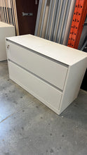 Load image into Gallery viewer, Used Grey Steelcase 2 Drawer Lateral File Cabinet
