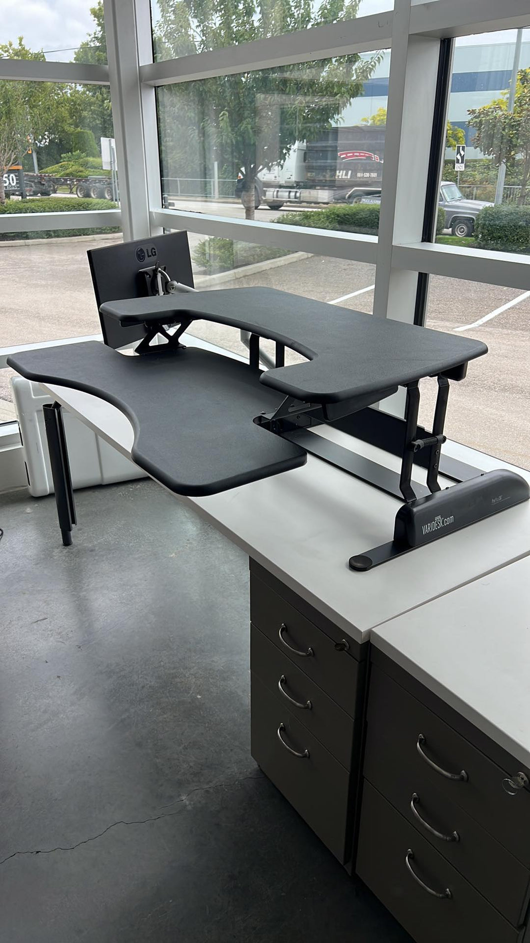 Used Vari Desk 36 Pro Plus Standing Desk Riser