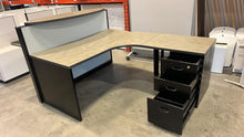 Load image into Gallery viewer, Used Steelcase L-Shape Reception Desk
