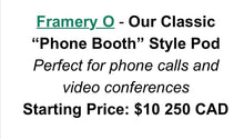 Load image into Gallery viewer, Like NEW Framery &quot;O&quot; Soundproof Phone Booths *Pink*
