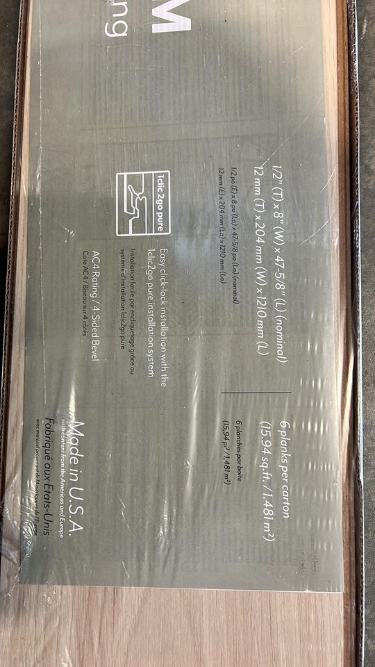 NEW Laminate Premium Wood Flooring