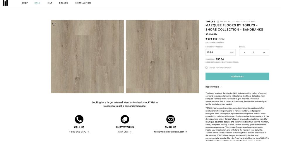 NEW Laminate Premium Wood Flooring