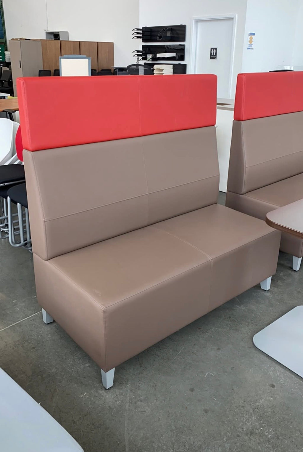 National Fringe High-Back Lounge Couch