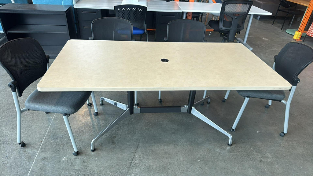 Herman Miller Meeting Table with Eames Base - 72" x 36"