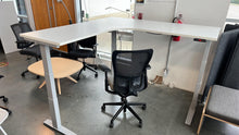 Load image into Gallery viewer, Used White ESI L-Shape Standing Desks
