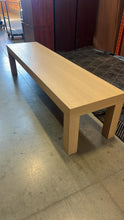 Load image into Gallery viewer, Like New 8 Foot Modern Wood Seating Bench
