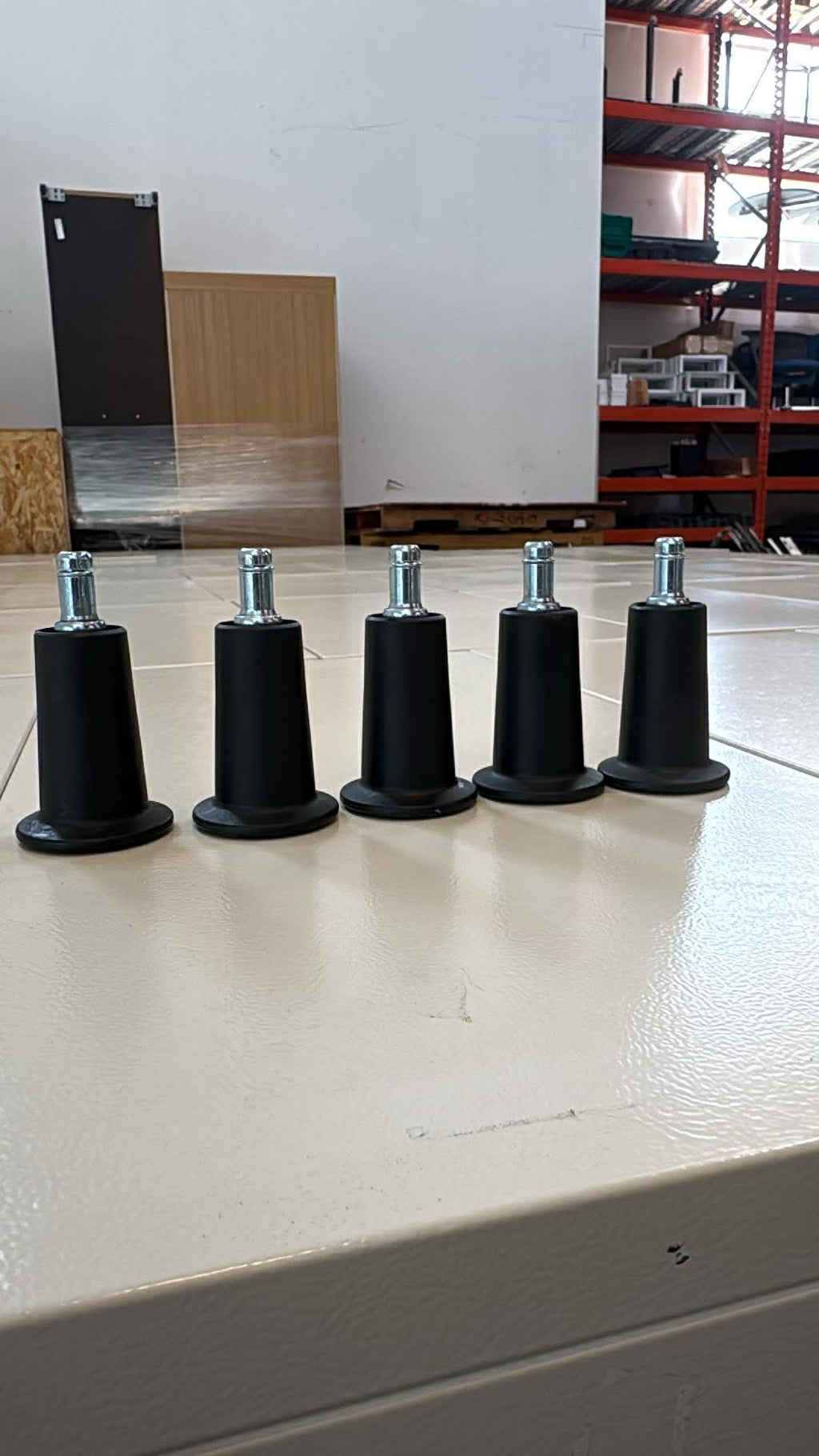 Steelcase / Herman Miller Bell Glides – Set of 5 (7/16” Stem)