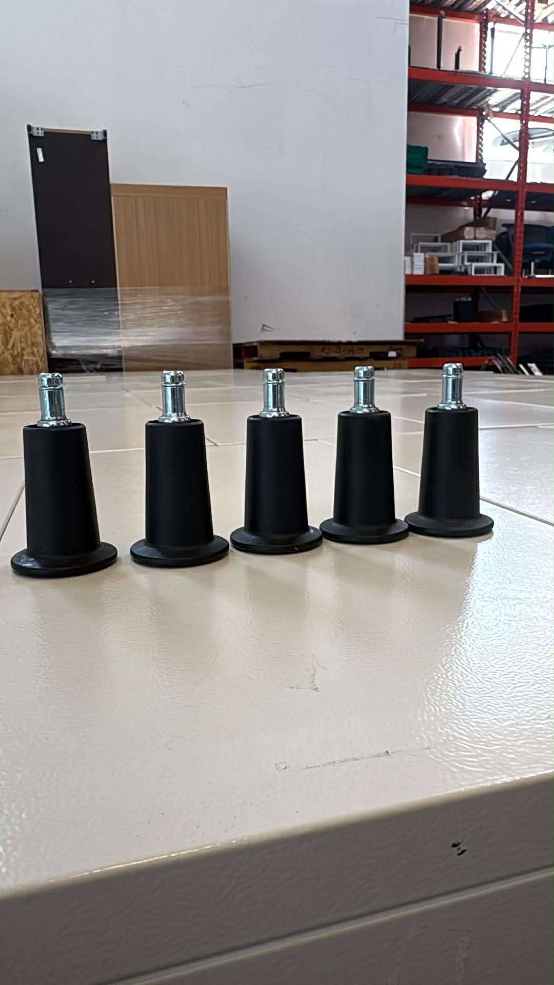 Steelcase / Herman Miller Bell Glides – Set of 5 (7/16” Stem)