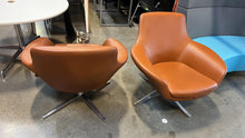 Load image into Gallery viewer, Used Steelcase Coalesse &quot;Bob&quot; Leather Lounge Chairs. Mid Century
