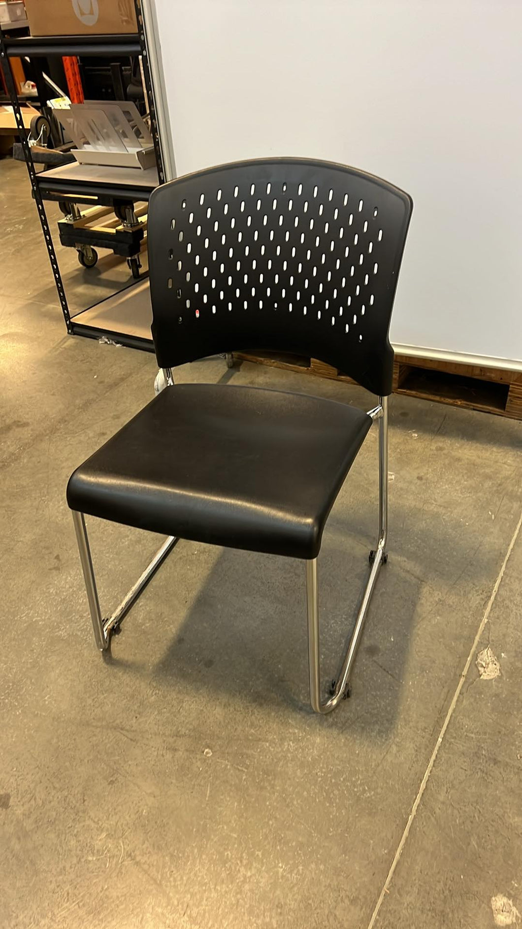 Used Stacking Plastic Guest Chairs