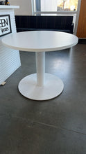 Load image into Gallery viewer, Used White Steelcase 36&quot; Round Table
