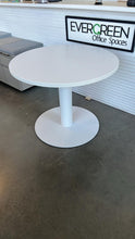 Load image into Gallery viewer, Used White Steelcase 36&quot; Round Table
