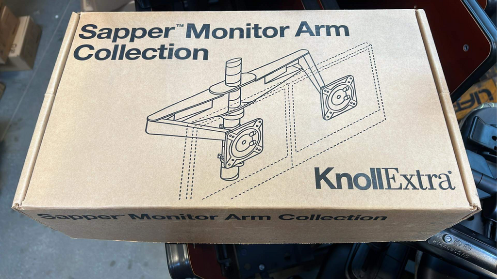 NEW Knoll/Herman Miller Sapper Double Monitor Arm