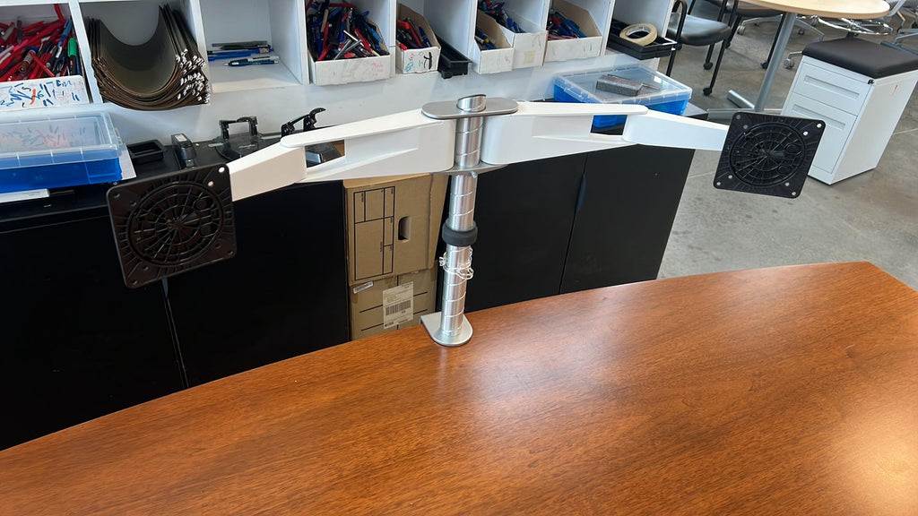 NEW Knoll/Herman Miller Sapper Double Monitor Arm