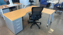 Load image into Gallery viewer, Used Steelcase L-Shape Open Concept Desk
