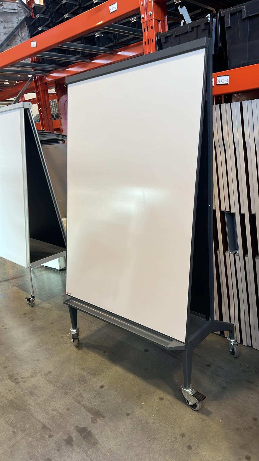Egan "A-Frame" Double Sided Mobile Magnetic Whiteboard