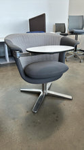 Load image into Gallery viewer, Used Cloth Steelcase i2i Lounge Chair w/ Tablet
