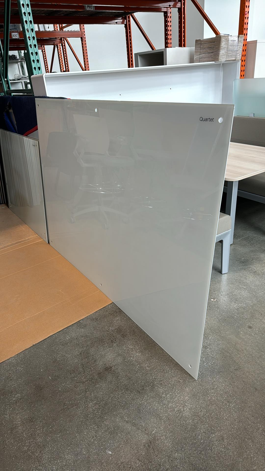 Glass Quartet Dry Erase Whiteboards. 4x3, 6x4, 8x4