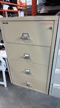 Load image into Gallery viewer, Used Fire King - Fire Proof 4 Drawer Lateral Cabinets
