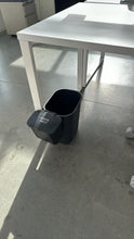 Load image into Gallery viewer, Used Black Recycling Bin w/ Attached Waste Hanger
