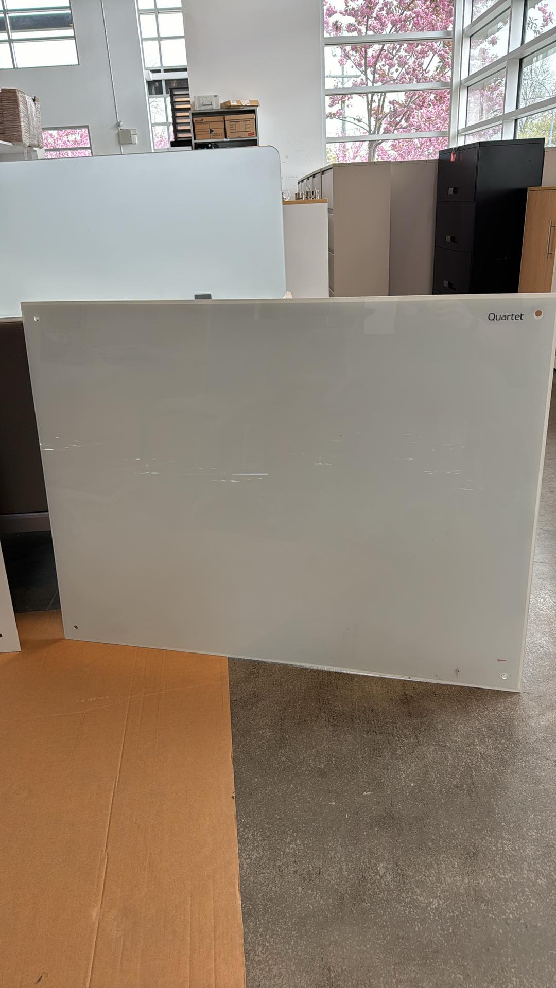 Glass Quartet Dry Erase Whiteboards. 4x3, 6x4, 8x4