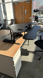 VariDesk Cube Corner Desktop Riser - 36"