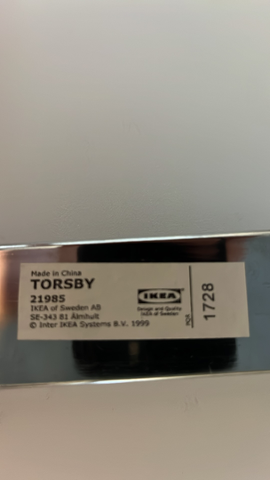 IKEA TORSBY Table (Glossy Finish) - 53" x 33"