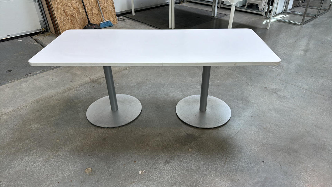 Used Steelcase White Meeting Table