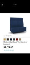 Load image into Gallery viewer, Used National “Fringe” High Back Lounge Couches
