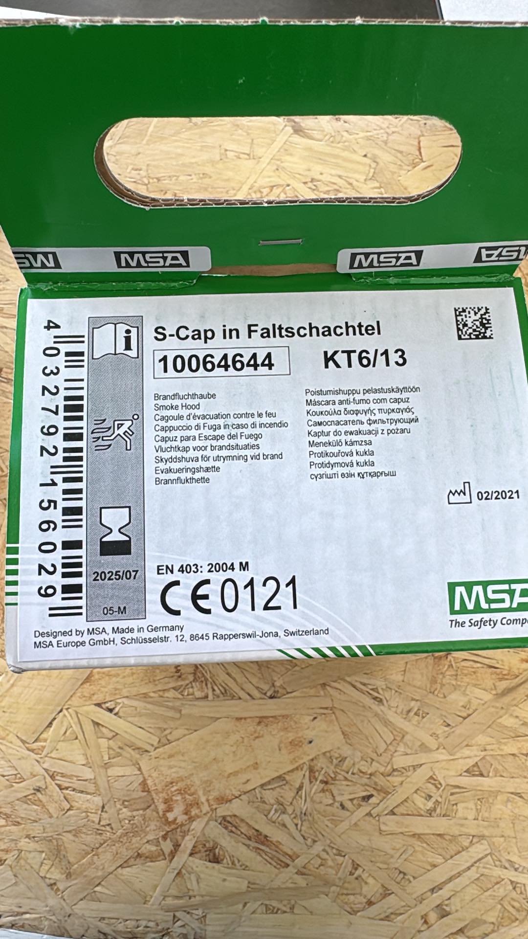 NEW S-CAP Air-Purifying Respirator