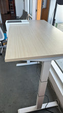 Load image into Gallery viewer, Like NEW Steelcase Migration Extended Range Sit-Stand Desks. w/ Storage
