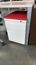 Load image into Gallery viewer, Used Herman Miller 2 Drawer Under Desk Storage Pedestal w/ Cushion
