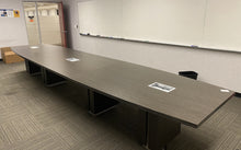 Load image into Gallery viewer, Used 18 Foot Powered Haworth Boardroom Table
