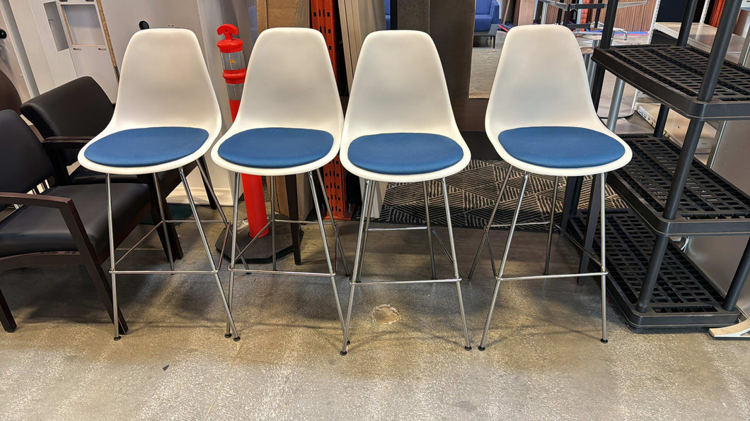 Like NEW Bar Height Herman Miller Eames Padded Stools