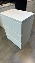 Load image into Gallery viewer, Used White 3 Drawer Herman Miller Lateral File Cabinets
