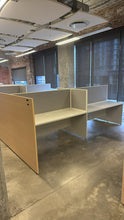 Load image into Gallery viewer, Used Teknion District 4-Person Powered Workstations
