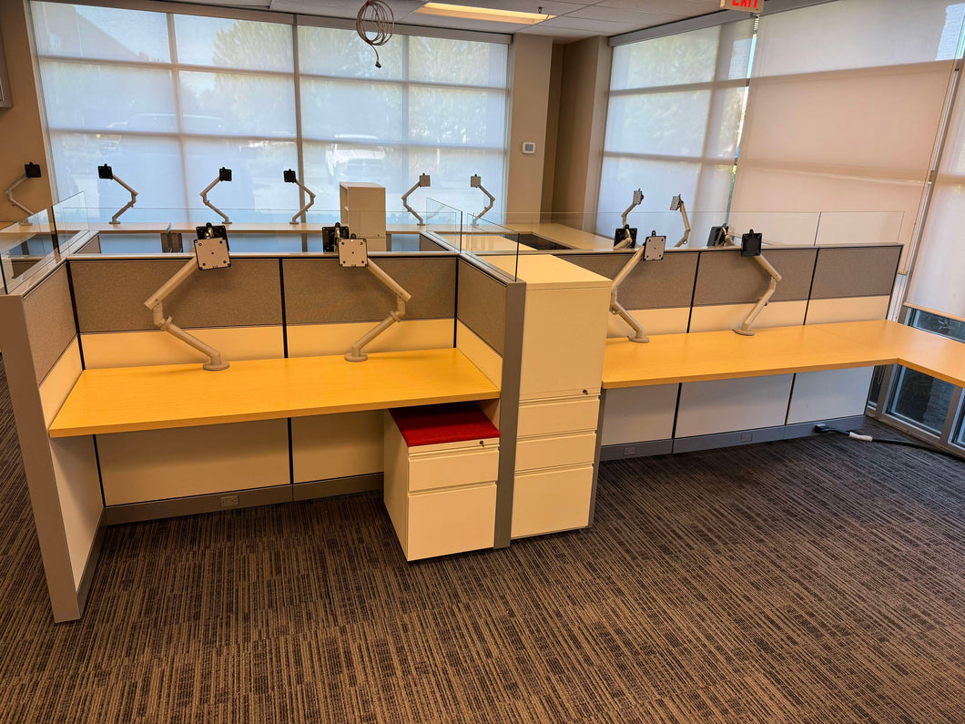 Used Herman Miller Canvas Open Concept Workstations