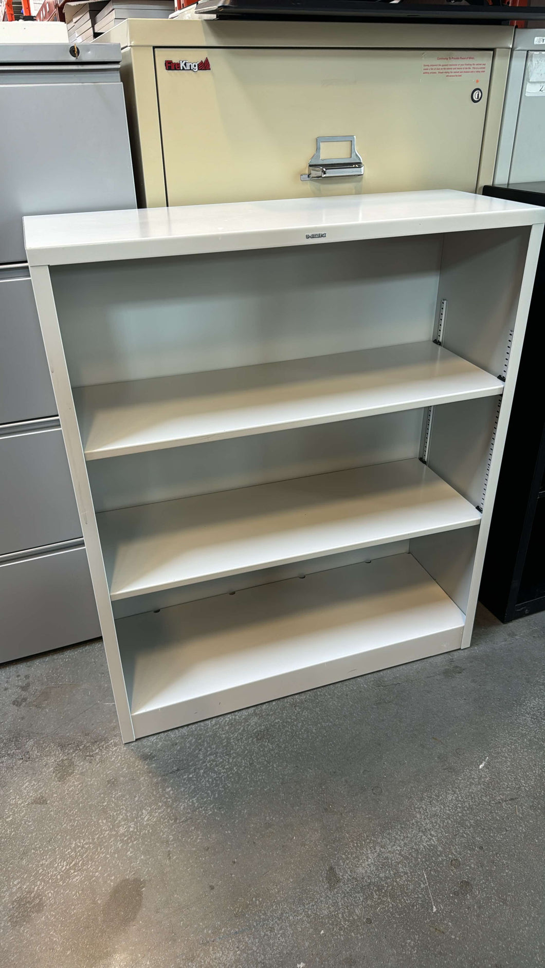 Used Hon Metal Open Storage Cabinet