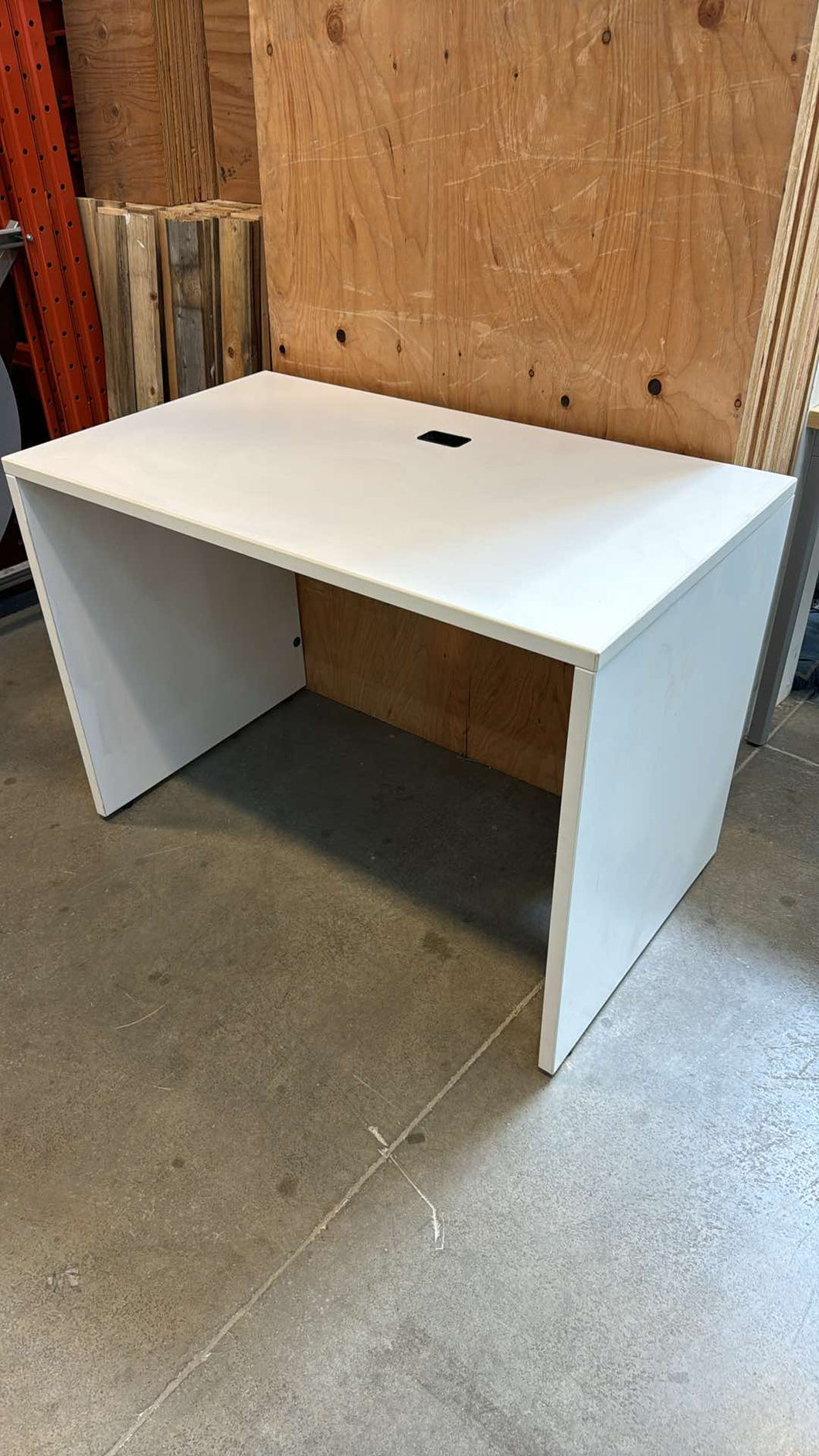 Used White Steelcase Single Desk