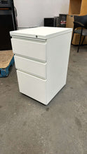 Load image into Gallery viewer, Used White Herman Miller 3 Drawer Pedestal
