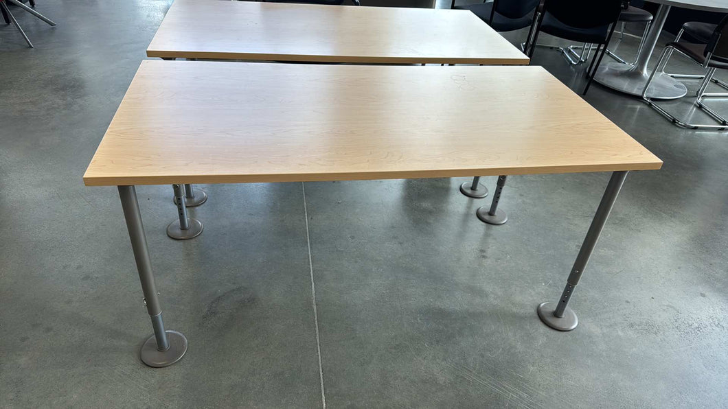 Used 60x30 Desks w/ Herman Miller Adjustable Legs