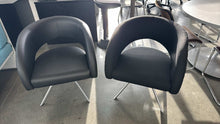 Load image into Gallery viewer, Used Boss Design Leather Club Lounge Chairs
