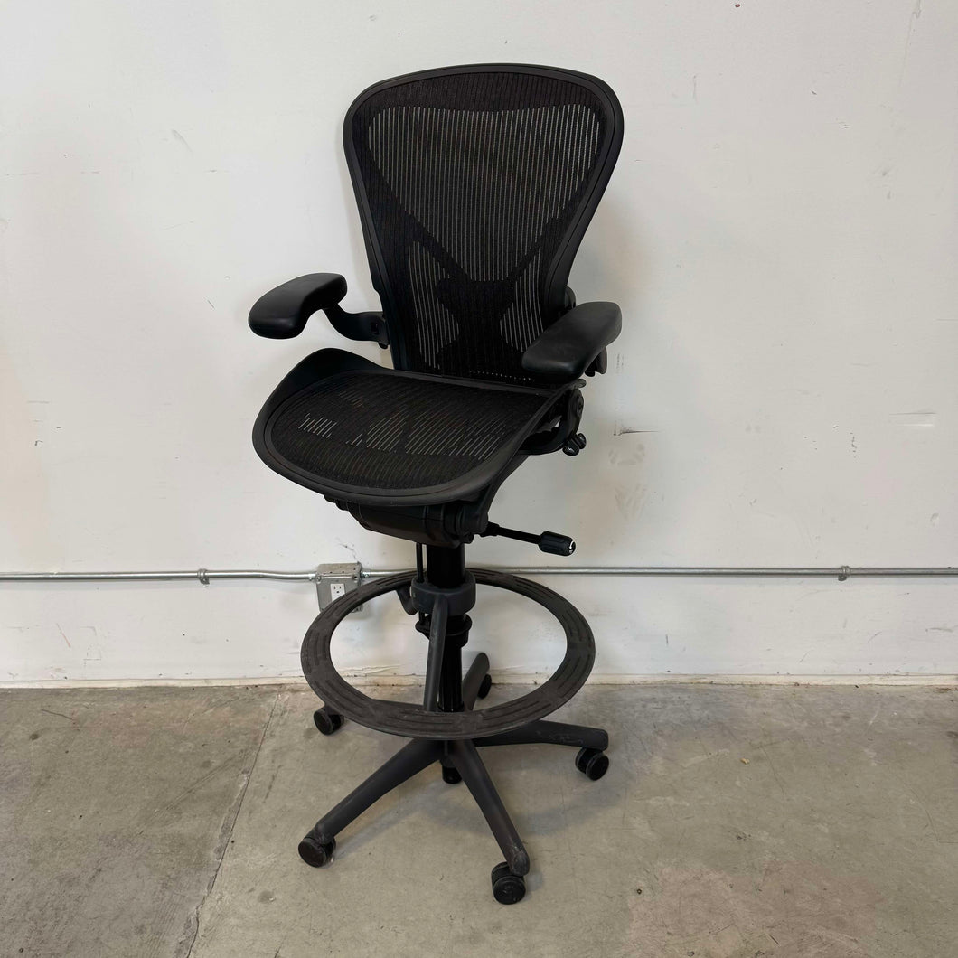 Used Herman Miller Aeron Size B Stools - Fully Loaded