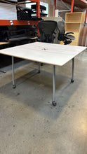 Load image into Gallery viewer, Used Modern Herman Miller Intersect Folding Rounded White Table
